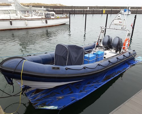 Rib båd 7,5m.